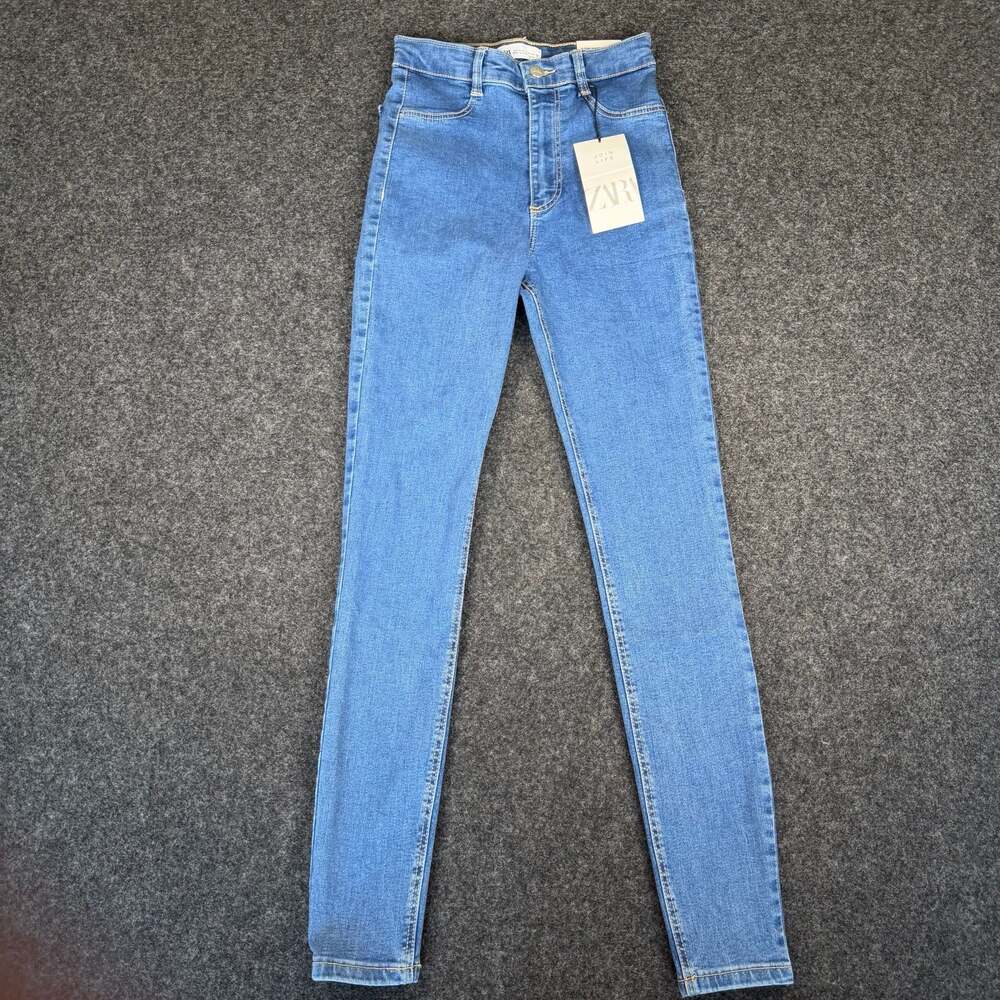 Zara Hi-Rise/Shaper Ankle Length Skinny Jeans